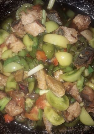 Foto resep Asin jambal cabe gendot tomat ijo
