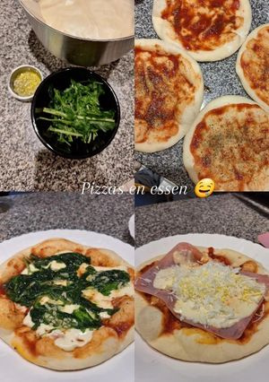 Una foto de Pizza al molde