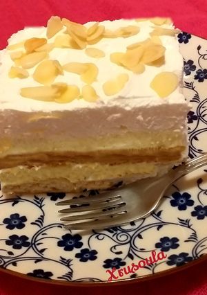 Φωτογραφία της συνταγής 🍰Το μιλφέιγ "της τεμπέλας" (Mille Feuille)💞