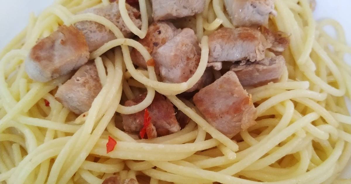 Resep Tuna Aglio Olio oleh claudia Cookpad
