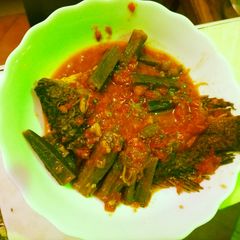 A picture of Fishokra stew 🍲😋.