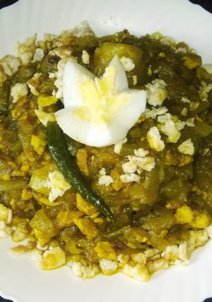 ডিম দিয়ে লাউ এর ঘন্ট (Dim lau recipe in bengali) রেসিপির প্রধান ছবি