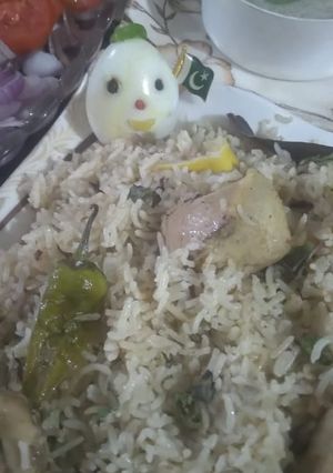 A picture of White Pulao.