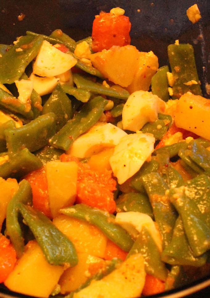 Una foto de Ensalada de chauchas