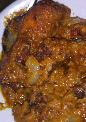 Foto resep Ikan asin kakap disambel kecap