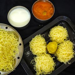 A picture of Boiled Sweet Potato Idiyappam.