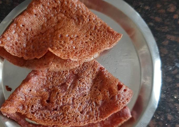 Easiest Way to Prepare Homemade Ragi and beetroot dosa