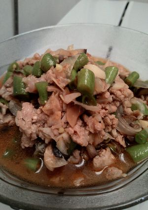 Foto resep Tumis Buncis Tuna Melted with Shiitake Mushroom