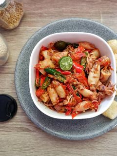 Foto resep Sambal cumi asin jontor