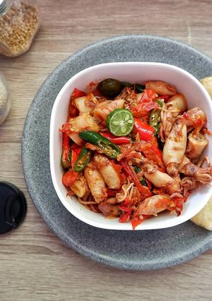 Foto resep Sambal cumi asin jontor