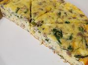 A picture of breakfast quiche