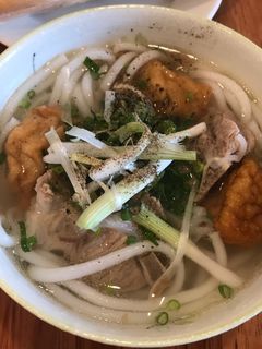Hình của món Bánh canh bún chả cá.