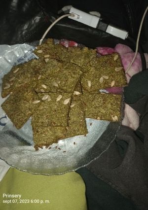 Una foto de Snack de espinaca y arvejas