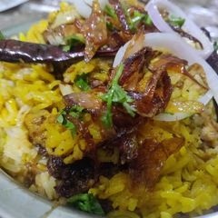 A picture of Kathal Biryani.