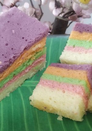 Foto resep Bolu kukus pelangi