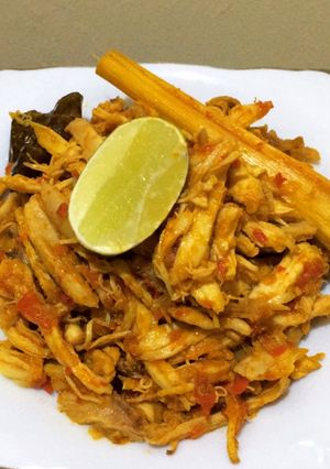 Foto resep Ayam Suwir Pedas (Ayam Sisit)
