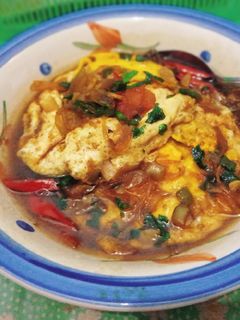 Foto resep Telor ceplok kecap pedas