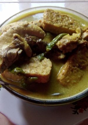 Foto resep Opor ayam dan tempe