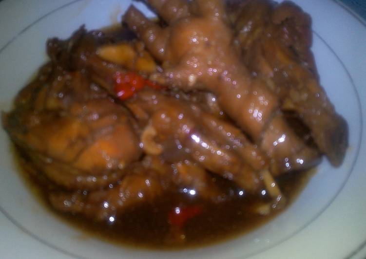 Ayam kecap sederhana
