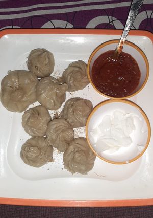 A picture of Veg momos.
