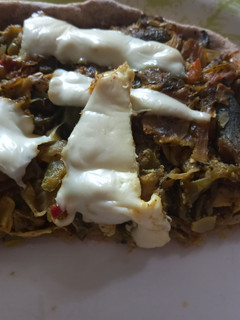 Una foto de Tarta de zapallitos con masa integral