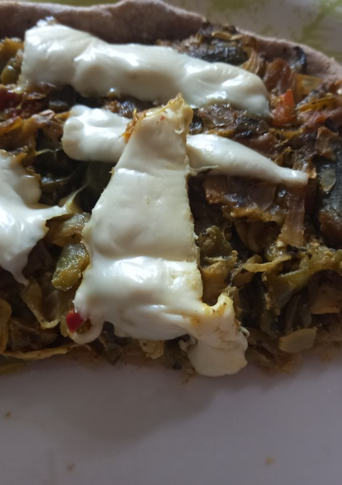 Una foto de Tarta de zapallitos con masa integral