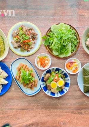 Hình của món Mâm Cơm Tân Niên.