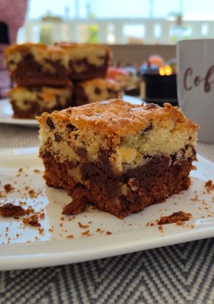 Una foto de Receta viral Brownie cookies