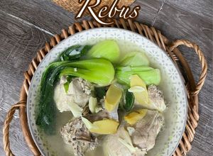 Gambar Ayam Pak Choy Rebus