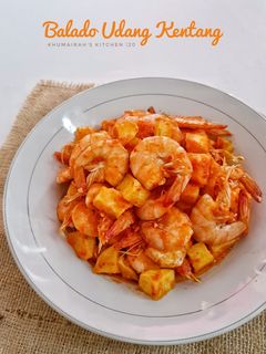 Foto resep Balado Udang Kentang