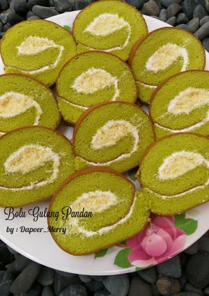 Foto resep Bolu Gulung Pandan