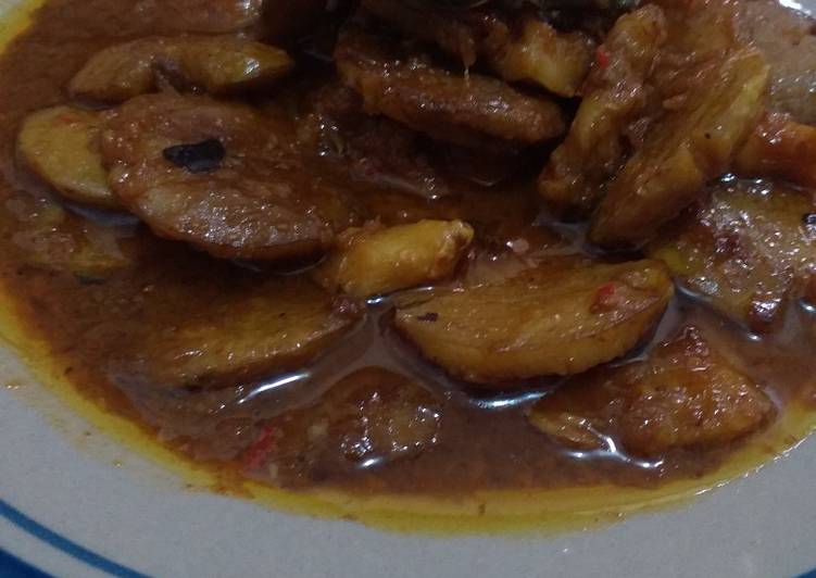 Jengkol bumbu kecap ketumbar