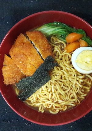 Foto resep Ramen Katsu Kuah Kare Indofood