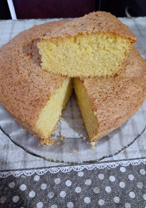 Una foto de Torta de polenta y limón