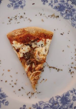 A picture of Basic But Tasty Thin Crust Pizza.