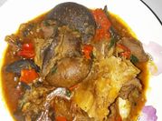 A picture of goat meat soup