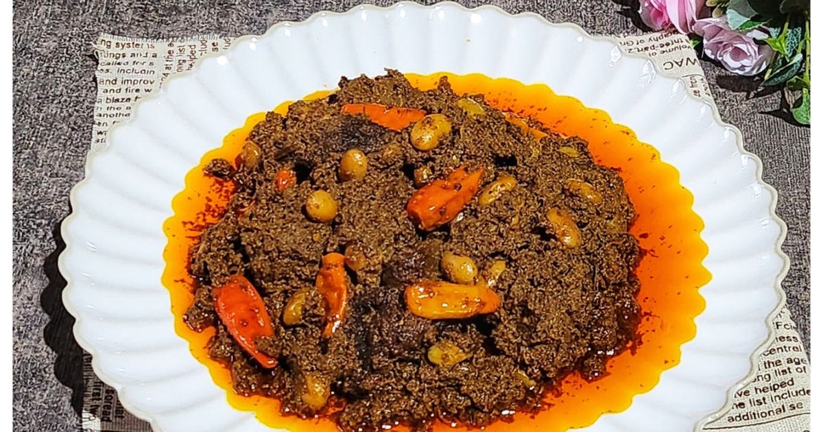 Rendang Daging Sapi Kacang Merah Cabe Rawit