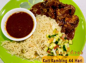 Gambar Nasi Arab Kari Kambing 44 Hari/Kari Kambing ala 40 Hari |Tanpa santan (Johor)