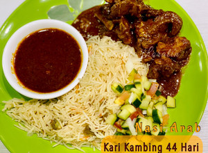 Gambar Nasi Arab Kari Kambing 44 Hari/Kari Kambing ala 40 Hari |Tanpa santan (Johor)