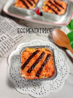 Foto resep Egg Mentai Rice