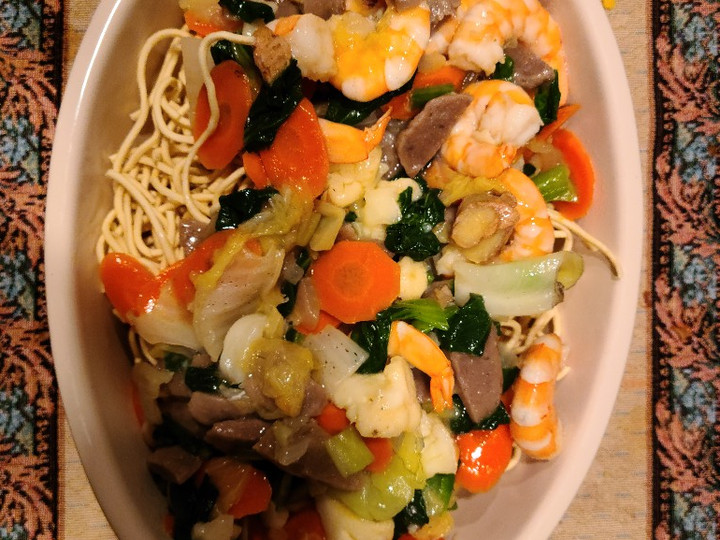 Resep Ifu mie udang yang Enak