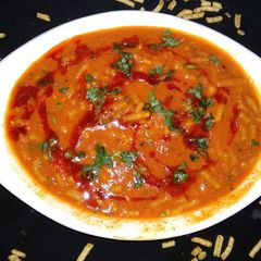 Sev Tamatar Sabji A picture of Sev Tamatar Sabji.