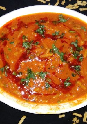 A picture of Sev Tamatar Sabji.