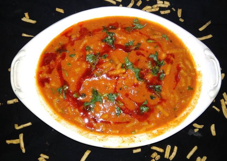 Recipe of Favorite Sev Tamatar Sabji