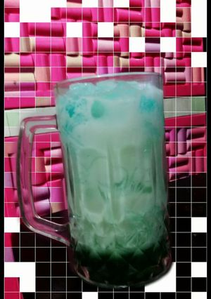 Foto resep Es Sarang Burung sirup coco pandan kuah santan