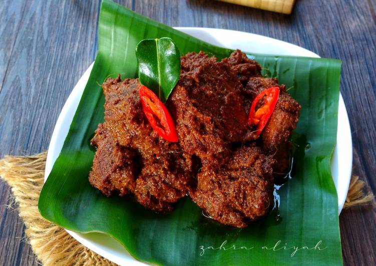 Cara Gampang Menyiapkan Rendang Padang Juara, Lezat