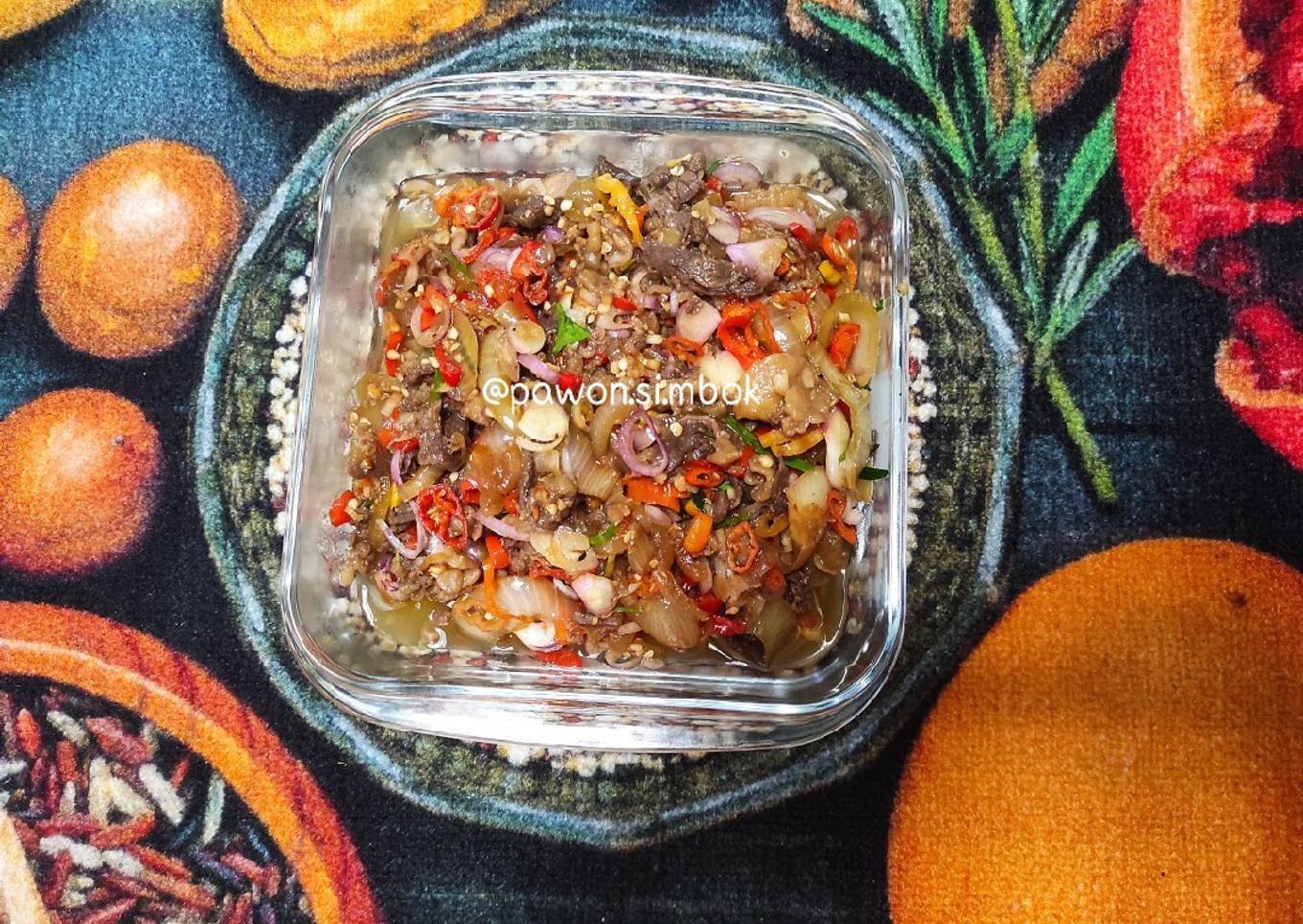 Moztu behi sambal matah pawon si mbok
