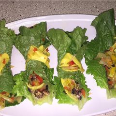 A picture of Alkaline Vegan Lettuce Wraps.