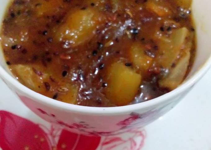 Recipe of Delicious Kairi ki khatti meethi chutney