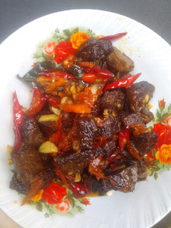 Foto resep Tumis daging pedas manis